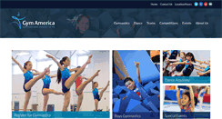 Desktop Screenshot of gymamericagymnastics.com